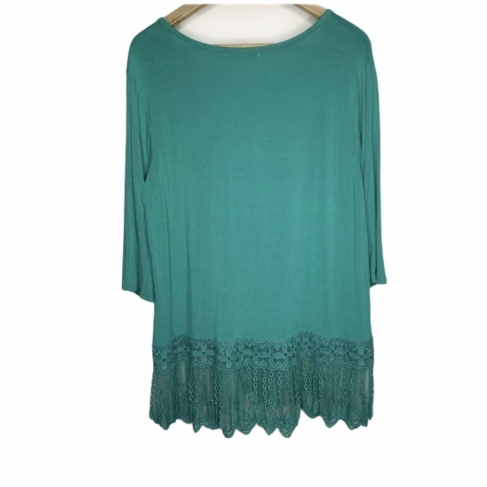 Southern Grace Womens Fringed Blouse Size Large - Picture 5 of 5